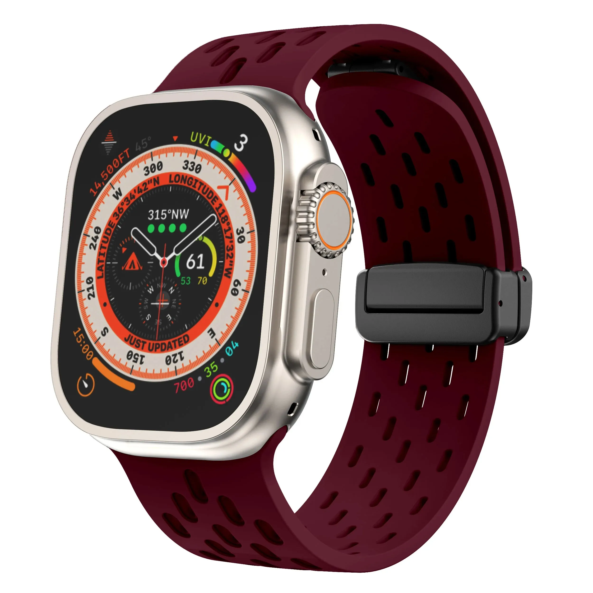 Breathable Silicon Magnetic Clasp Bands