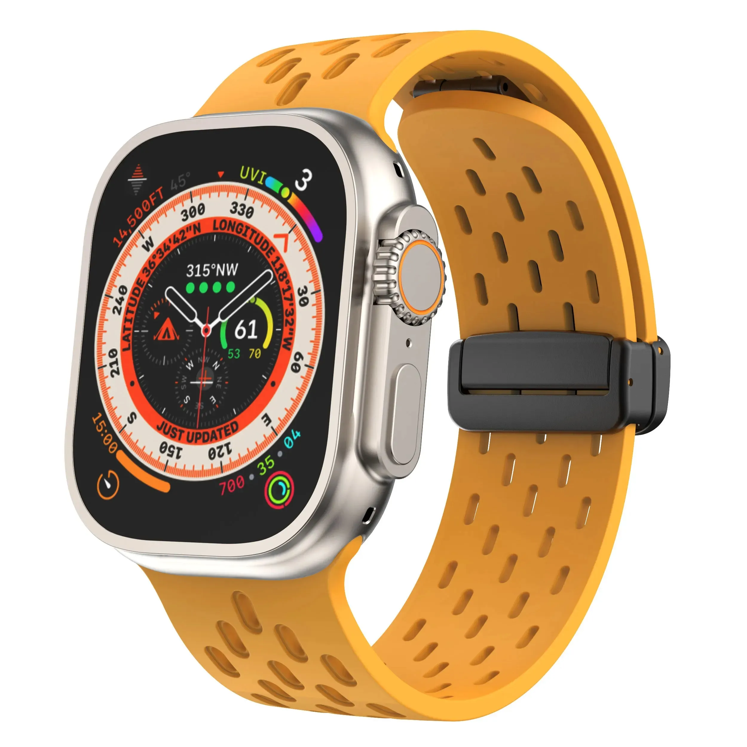 Breathable Silicon Magnetic Clasp Bands