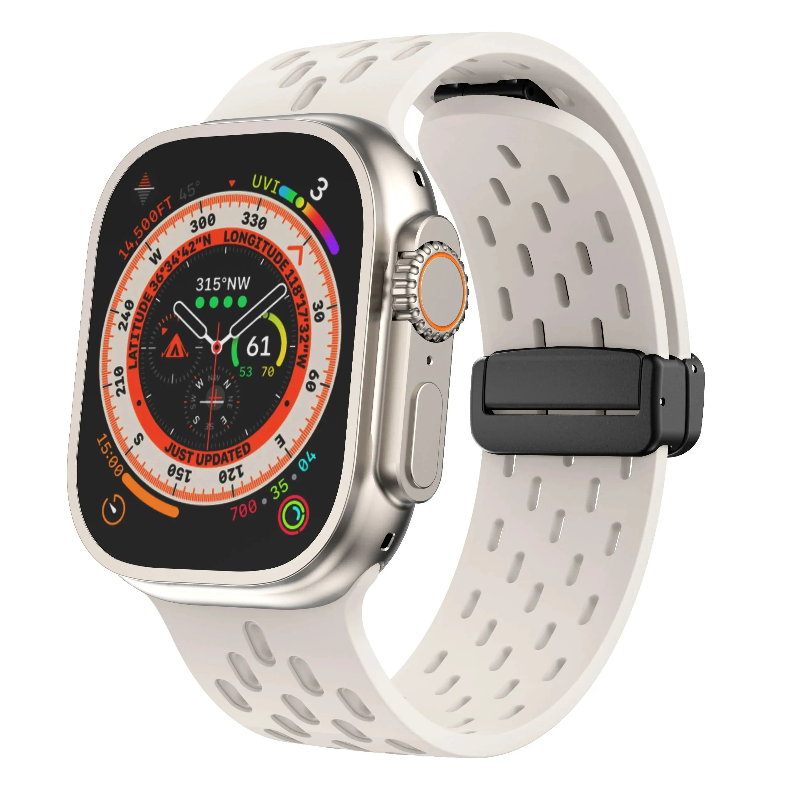 Breathable Silicon Magnetic Clasp Bands