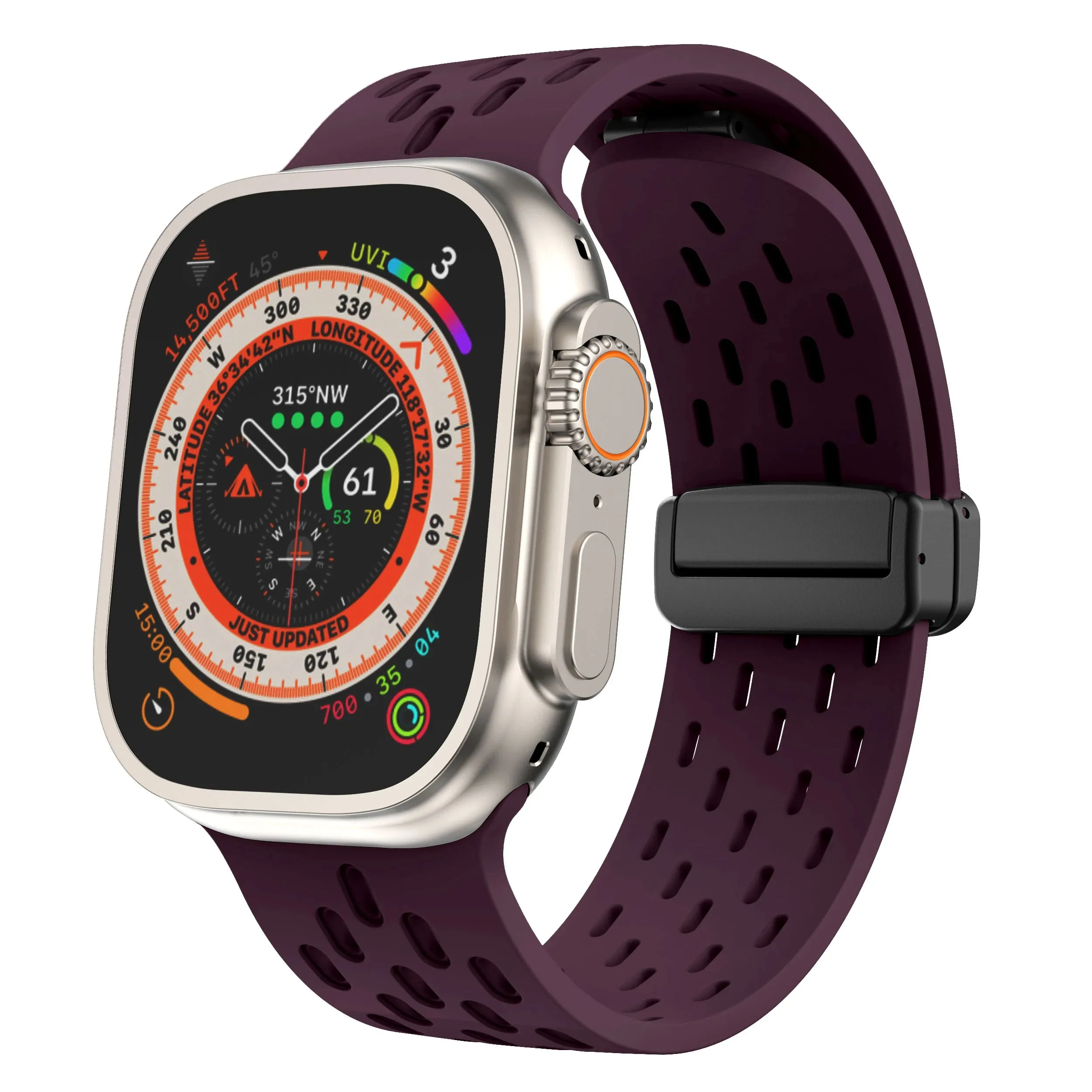 Breathable Silicon Magnetic Clasp Bands