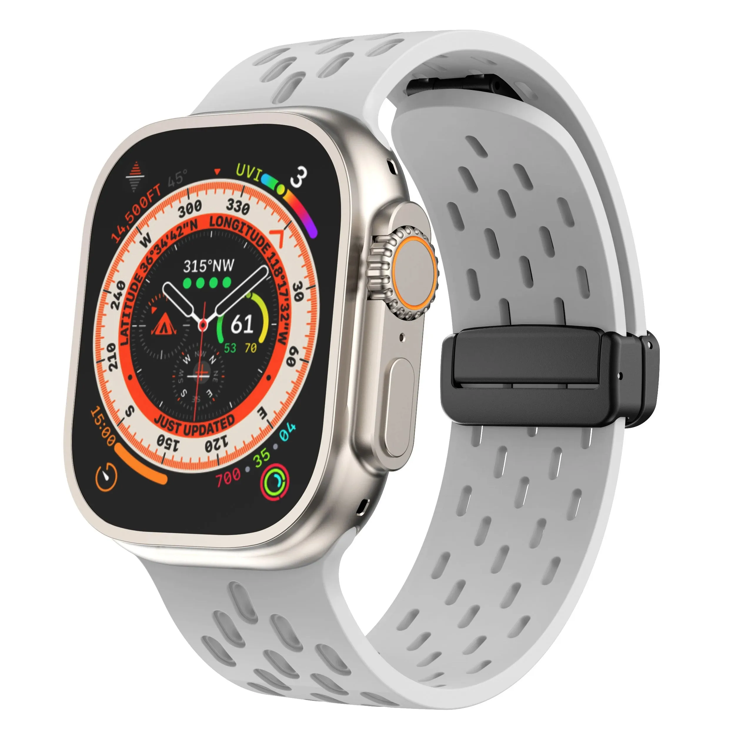 Breathable Silicon Magnetic Clasp Bands