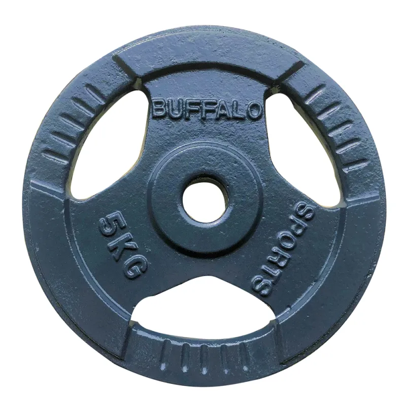 Buffalo Sports 5kg Tri-Grip Weight Plate