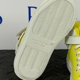 Buscemi 100MM Kid Licra Yellow Leather Sneakers