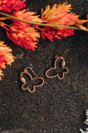 Butterfly Days Earrings - Gold
