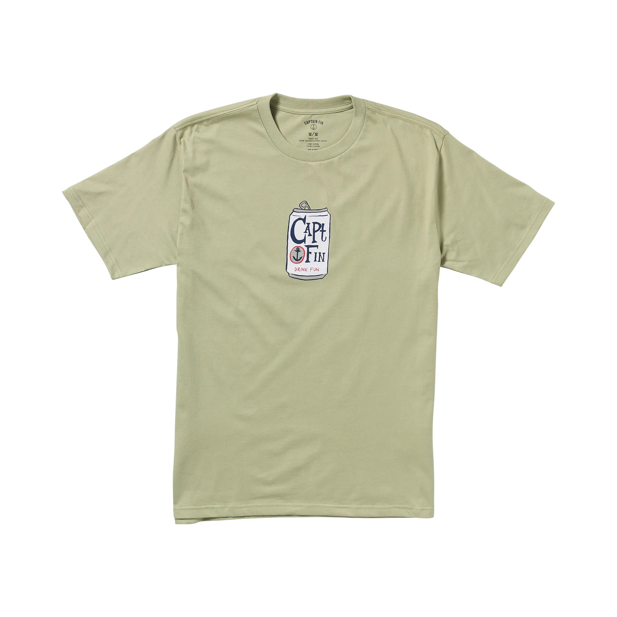 Captain Fun 120Z Short Sleeve Tee - Light Army