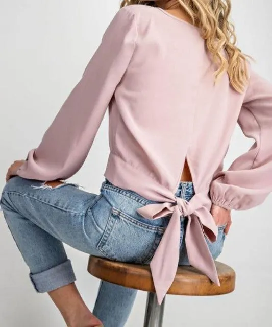 Cassie Ballon Sleeve Blouse