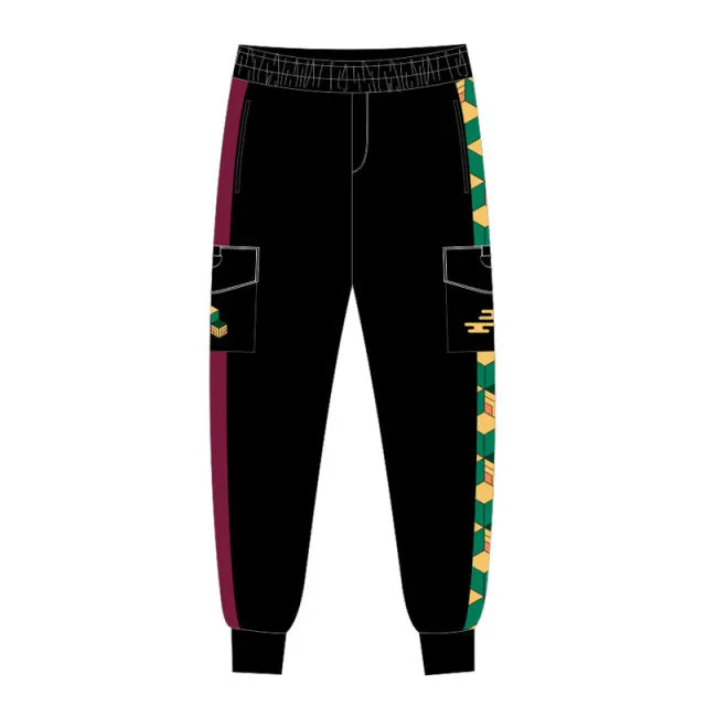 Casual Cartoon Kamado Sweatpants..