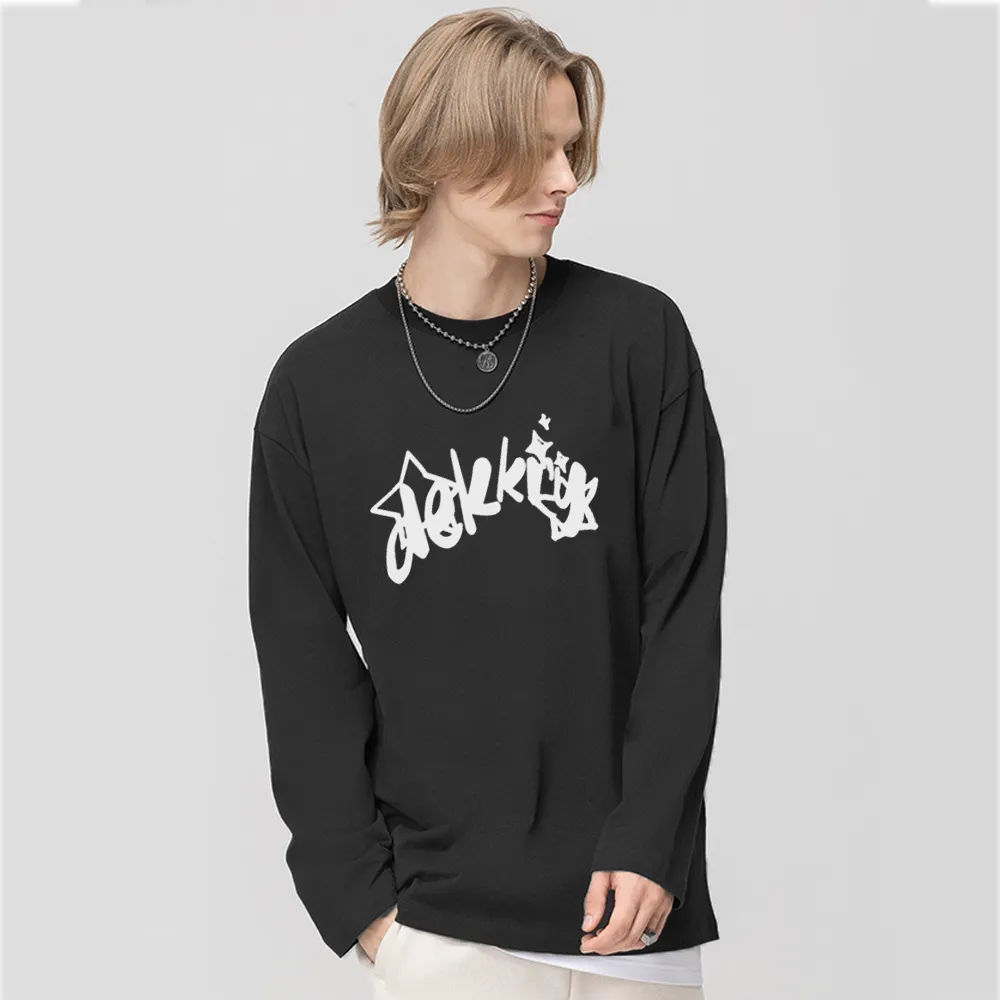 Casual Stars Letter Print Sweatshirt