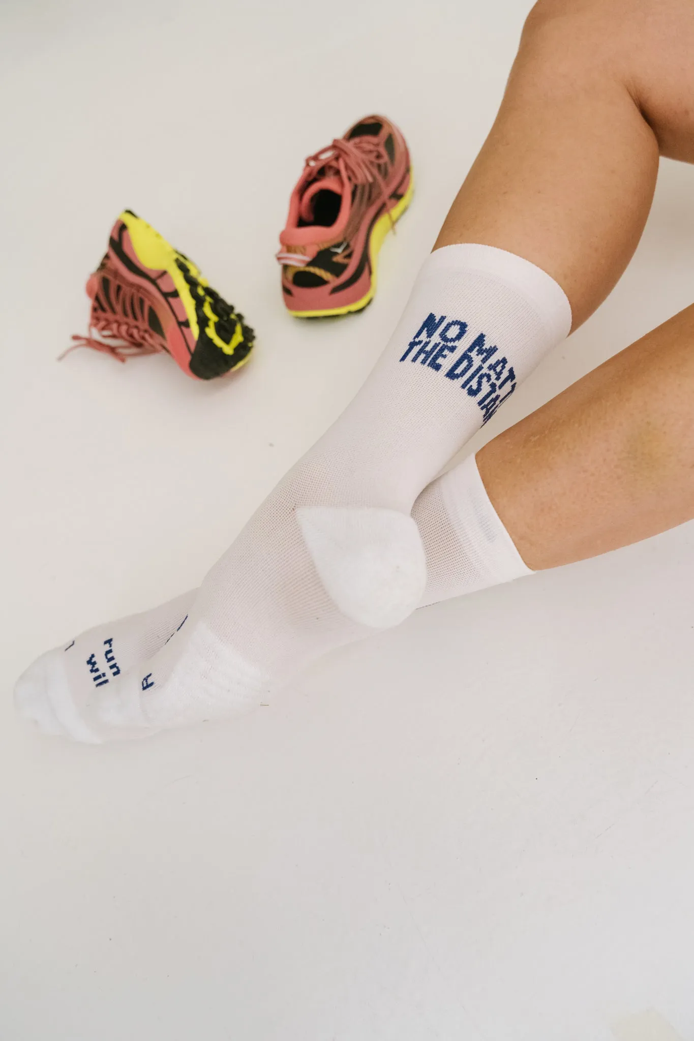 Chaussettes de running rose - Brandy