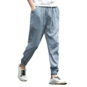 Chinese Style Linen Casual Pants