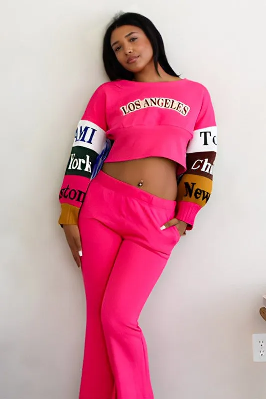 City lounge wear set