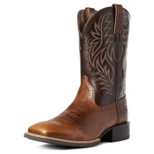 CL10035996-11.5 EE-PBut/Brn Ariat Mens Sport Western Wide Square Toe