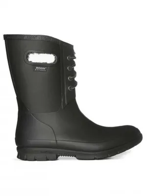 CL72103-9-Black Boots Bogs "Amanda" Lace Up