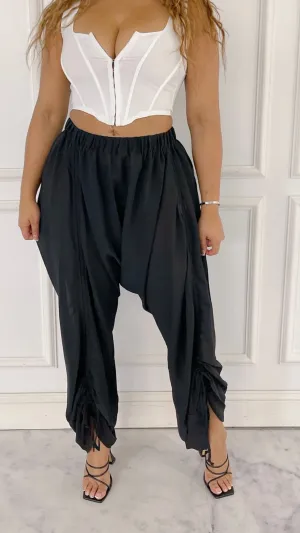 Classy Cute Chiffon “Harlem Drawstring Pants