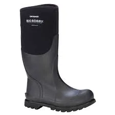 CLBBB-MH-BK-7-Black Boot Dry Shod "Big Bobby" Hi Mens