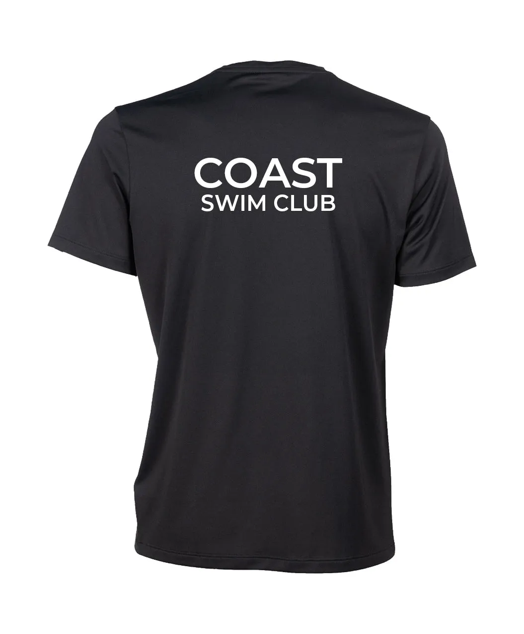 Coast Swim Club Unisex Team T-Shirt Solid - Black