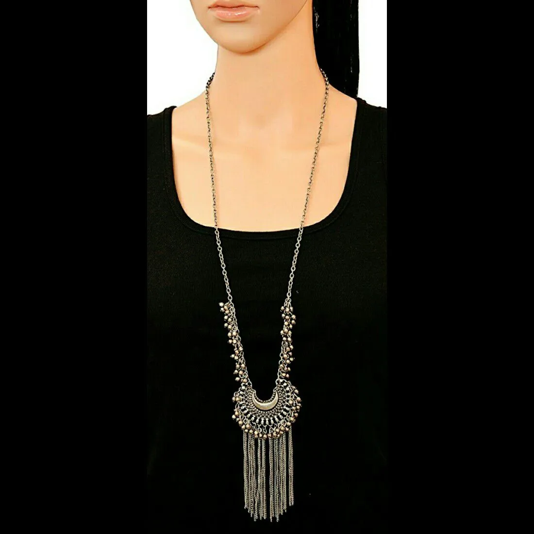 Combo of 2 Oxidised Silver Jewelry Set