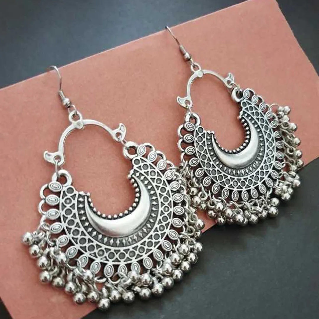Combo of 4 Oxidized Layered Beads Jhumki