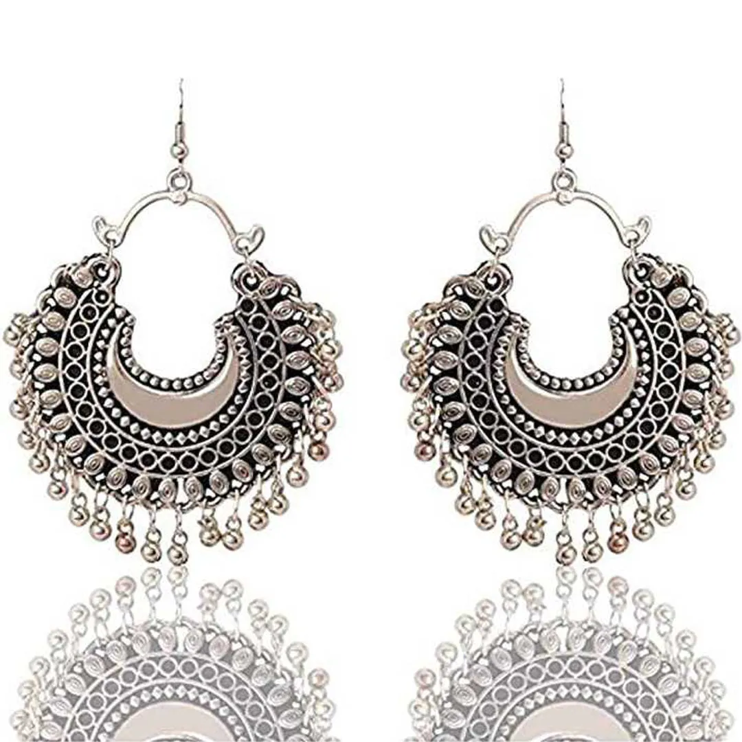 Combo of 4 Oxidized Layered Beads Jhumki