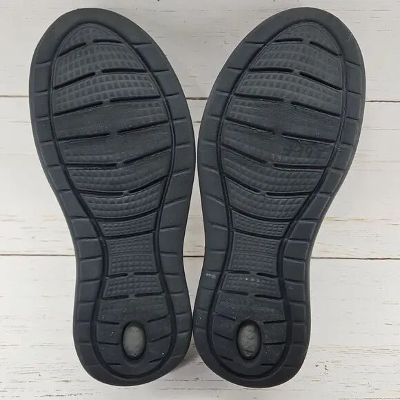 Crocs Lite Ride Pacer‎ Mens 11 Black Sneakers Casual Lace Up Perforated 204967