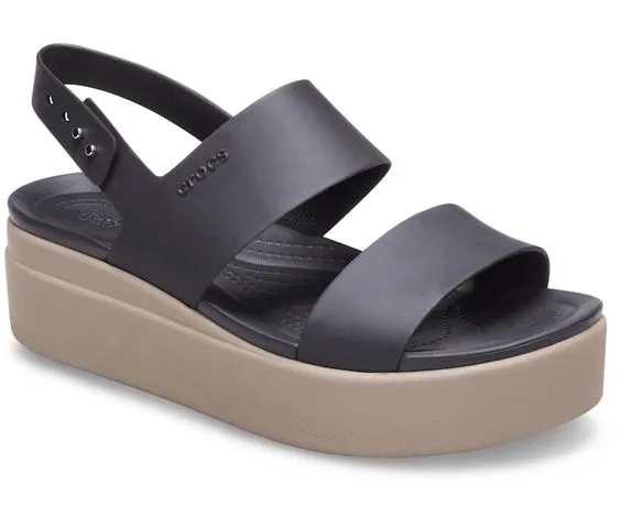 CROCS- WOMEN'S BROOKLYN LOW WEDGE SANDAL
