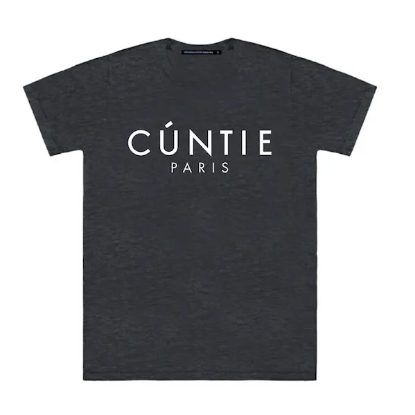 CUNTIE CHARCOAL GREY TEE