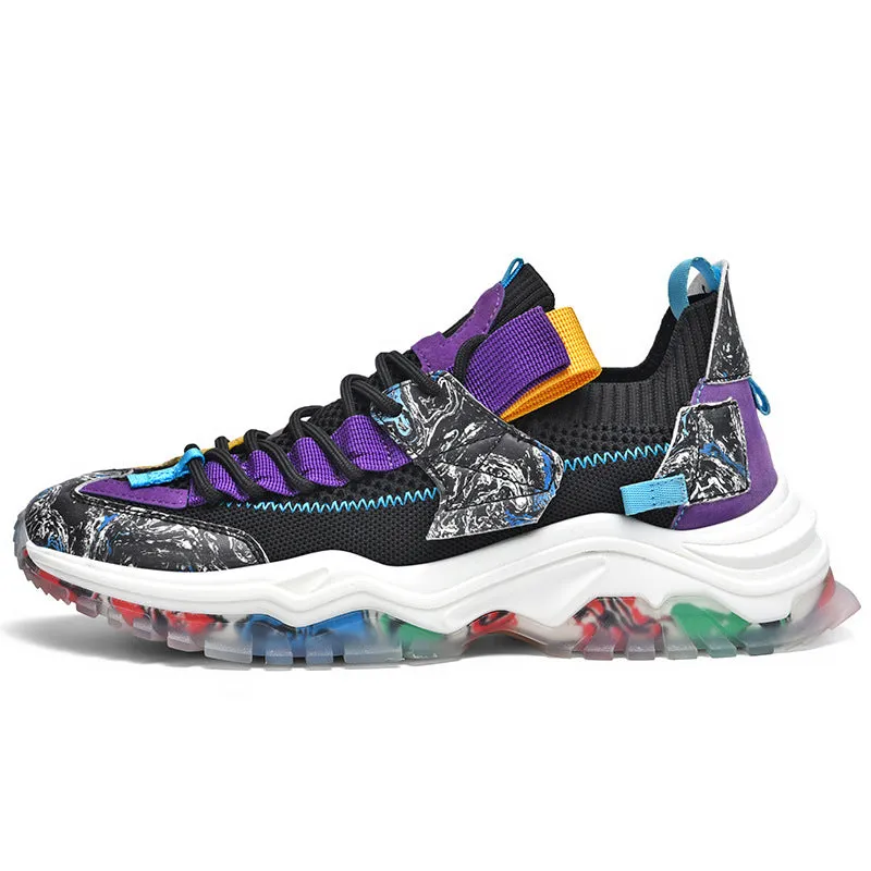 Dawn Mosaic Graffiti Sneakers