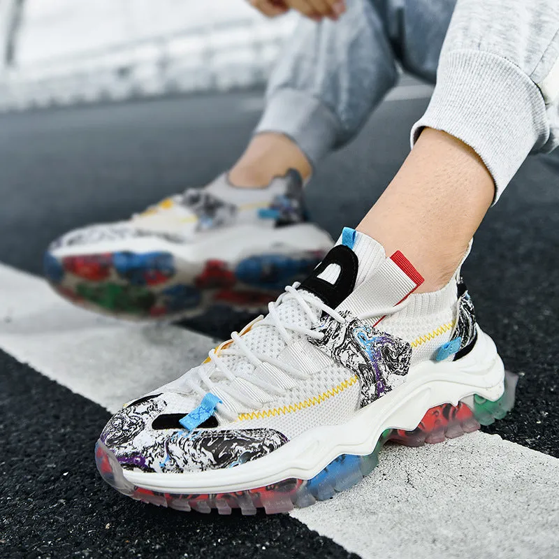 Dawn Mosaic Graffiti Sneakers