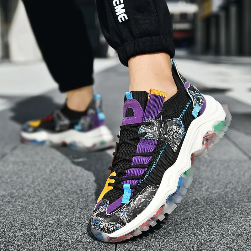 Dawn Mosaic Graffiti Sneakers