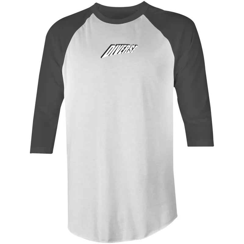 Diverse 3d - AS Colour Raglan - 3/4 Sleeve T-Shirt