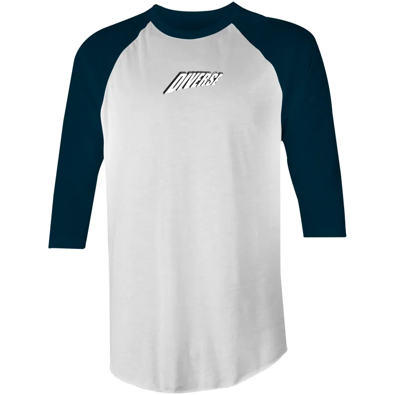 Diverse 3d - AS Colour Raglan - 3/4 Sleeve T-Shirt