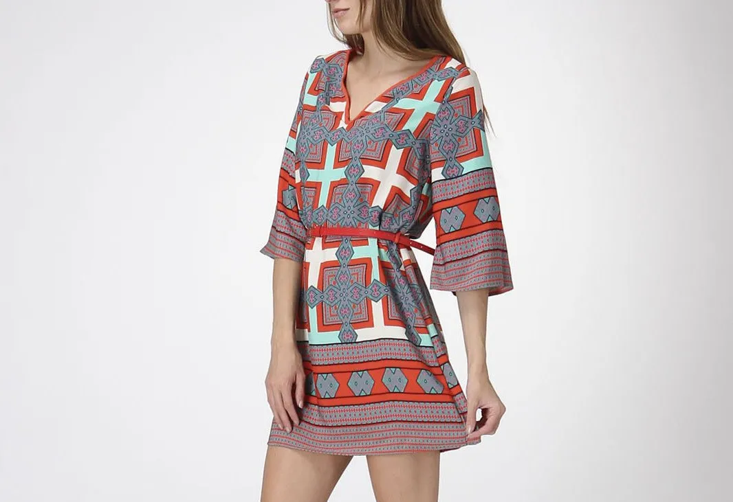 Don't Cross Me Shift Dress w/ Belt