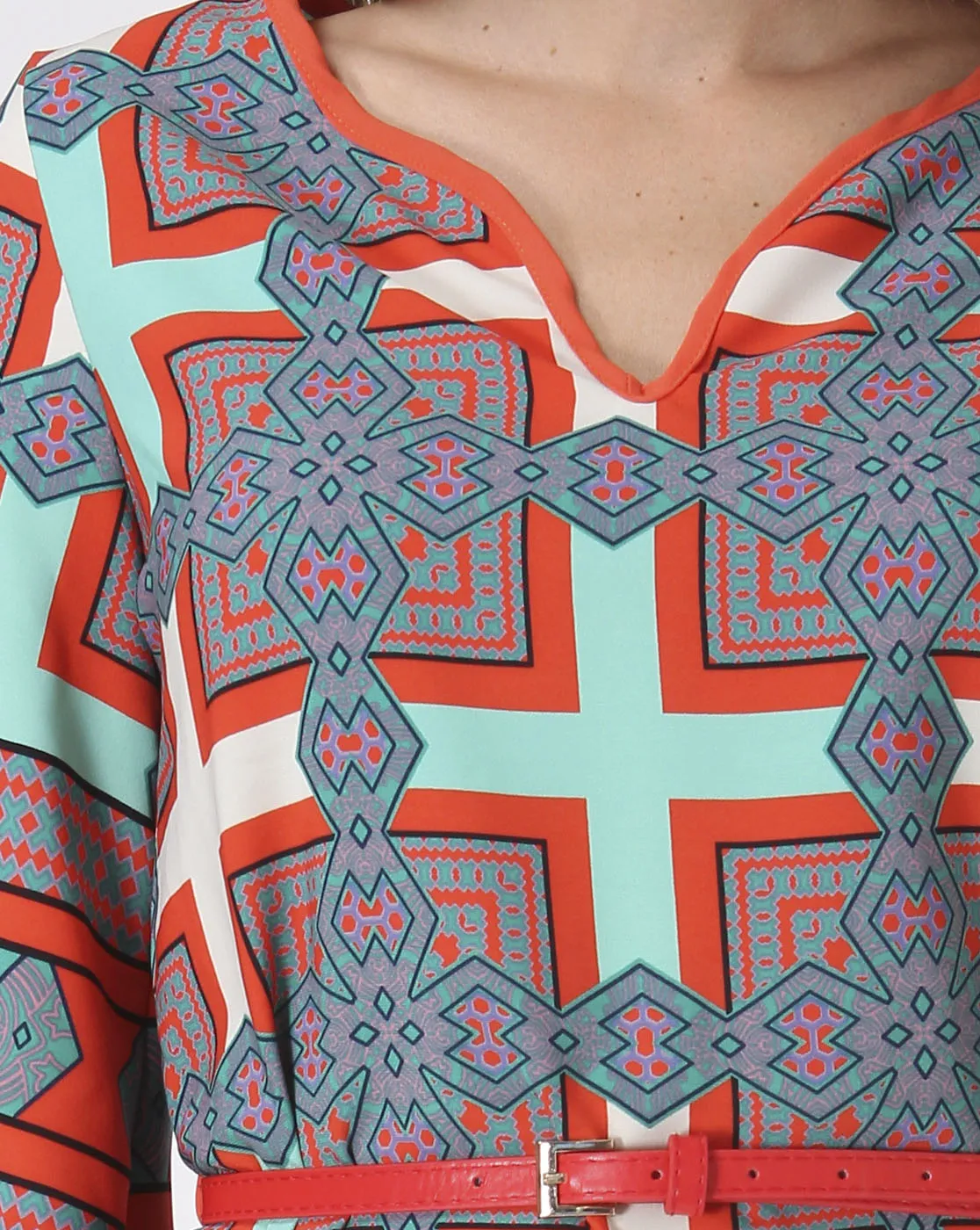 Don't Cross Me Shift Dress w/ Belt