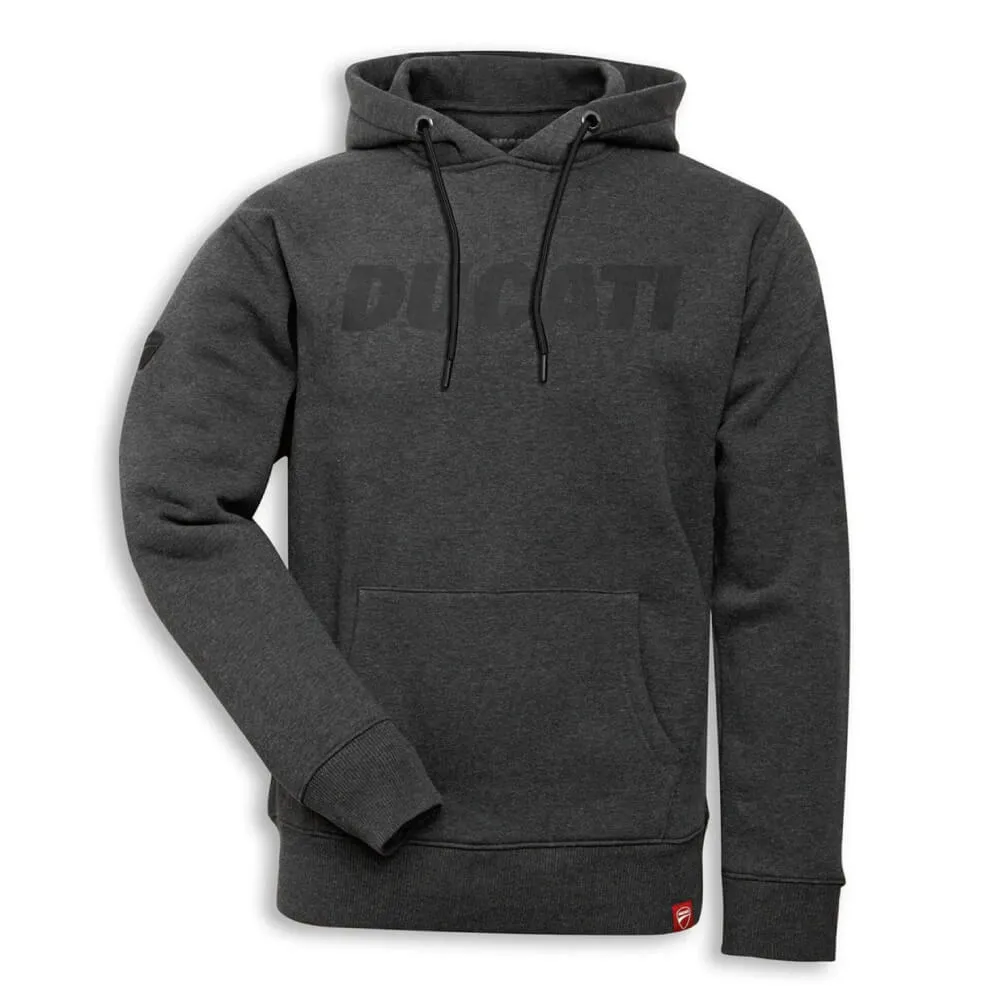 Ducati Logo Hooded Sweatshirt Grey