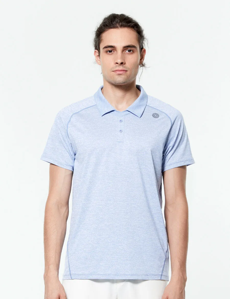 easyoga LA-VEDA Men's Speedy Polo Shirt - M5 M-Blue