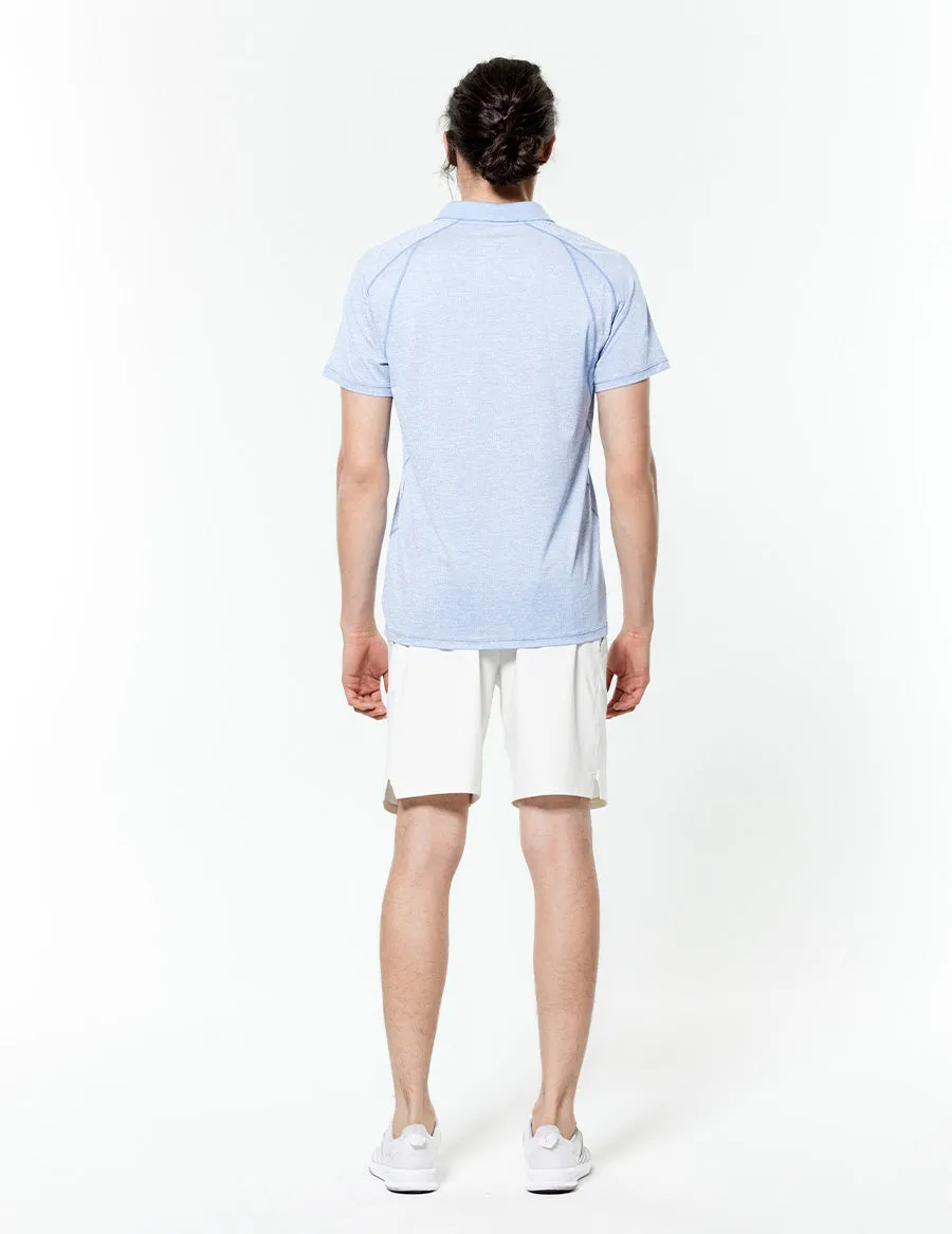 easyoga LA-VEDA Men's Speedy Polo Shirt - M5 M-Blue