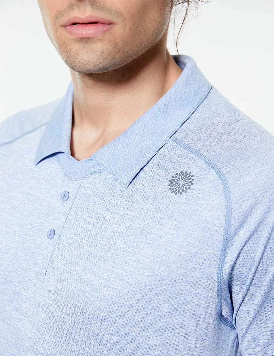 easyoga LA-VEDA Men's Speedy Polo Shirt - M5 M-Blue