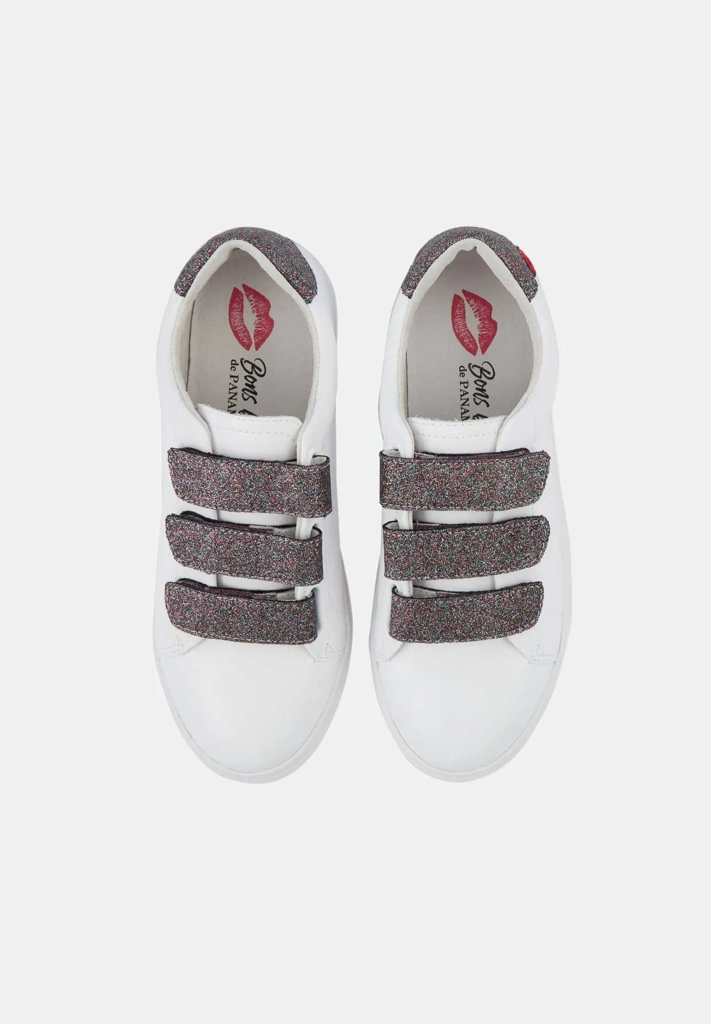 Edith-Blanc/Glitter Multicolor