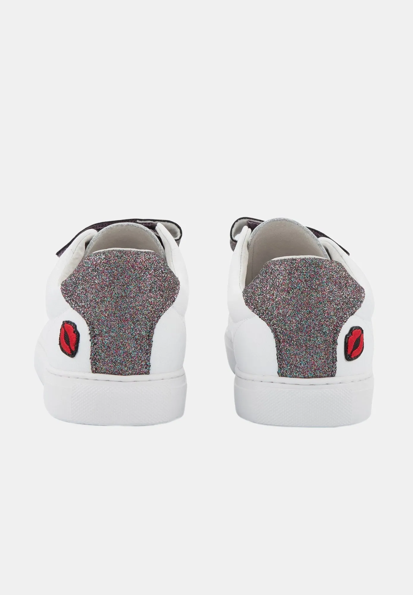 Edith-Blanc/Glitter Multicolor