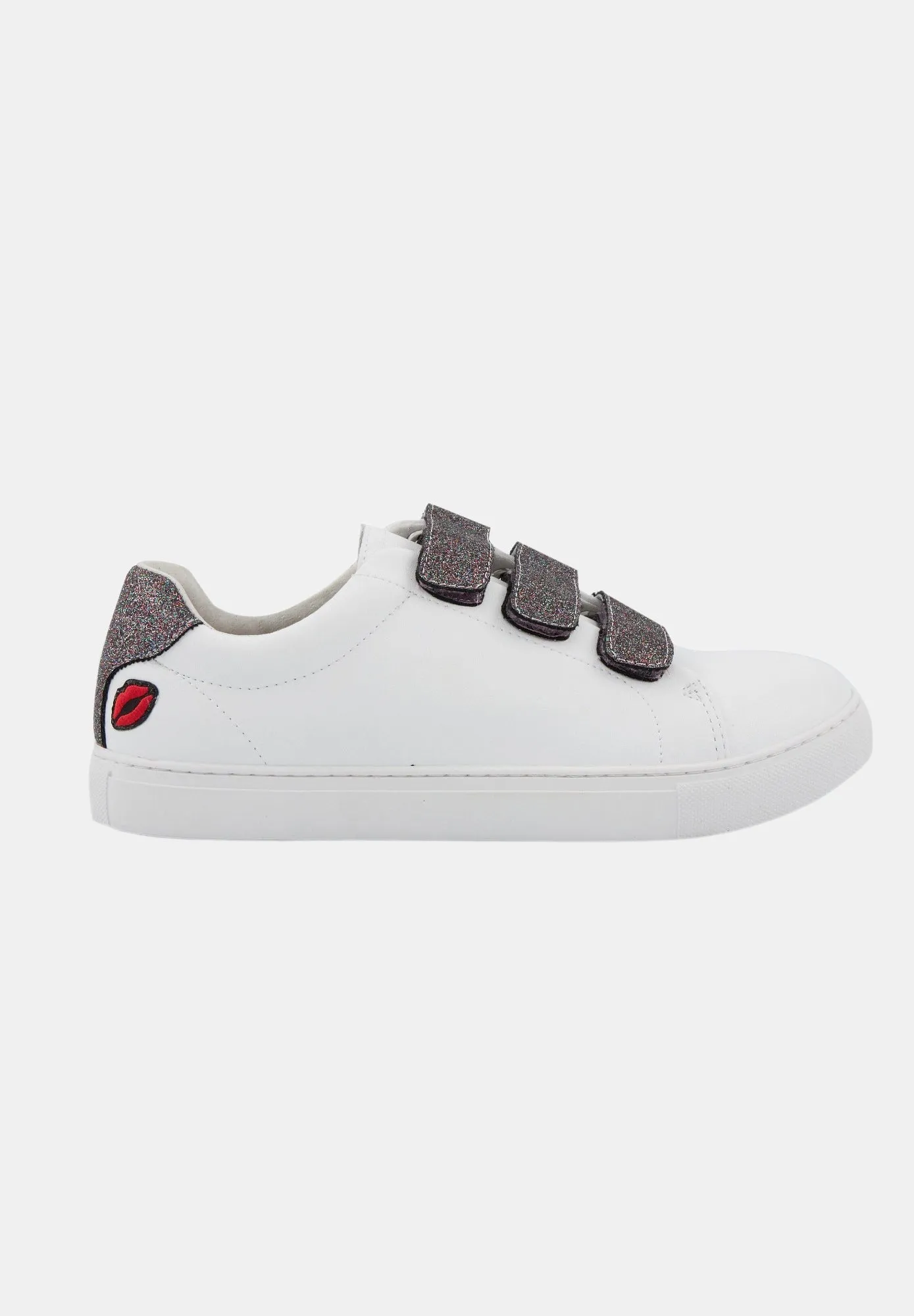Edith-Blanc/Glitter Multicolor