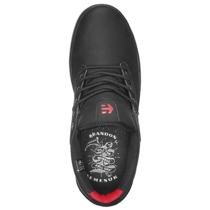 ETNIES JAMESON MID CRANK MTB FLAT SHOES [BLACK/DARK GREY/RED]