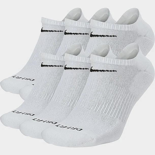 Everyday Plus Cushioned No Show Socks - 6 pack