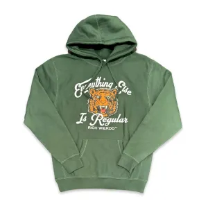 Everything Else is Regular Tiger Hoodie (Green)