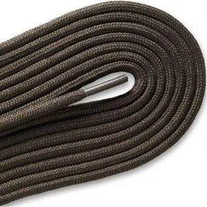 Fashion Casual/Athletic Round 3/16" Laces - Taupe Gray (2 Pair Pack) Shoelaces