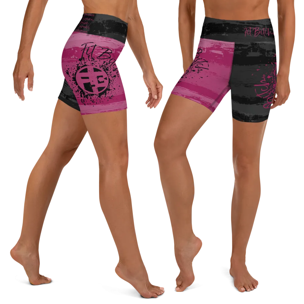 Fit Bitch - Yoga Shorts - Yin Yang