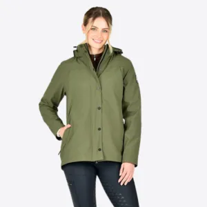 Florence Fleece Two-For Jacket - Olive Night/Whitecap Grey