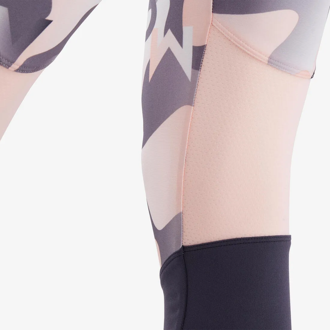 Girls' Synthetic Breathable Cropped Leggings/Print