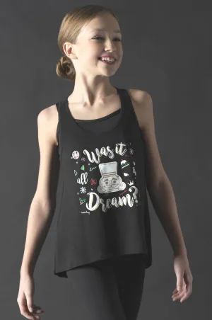 Girls Was It All A Dream Nutcracker Black Tank