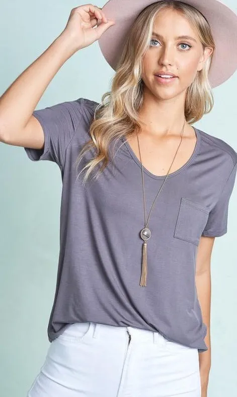 GRACE POCKET TEE