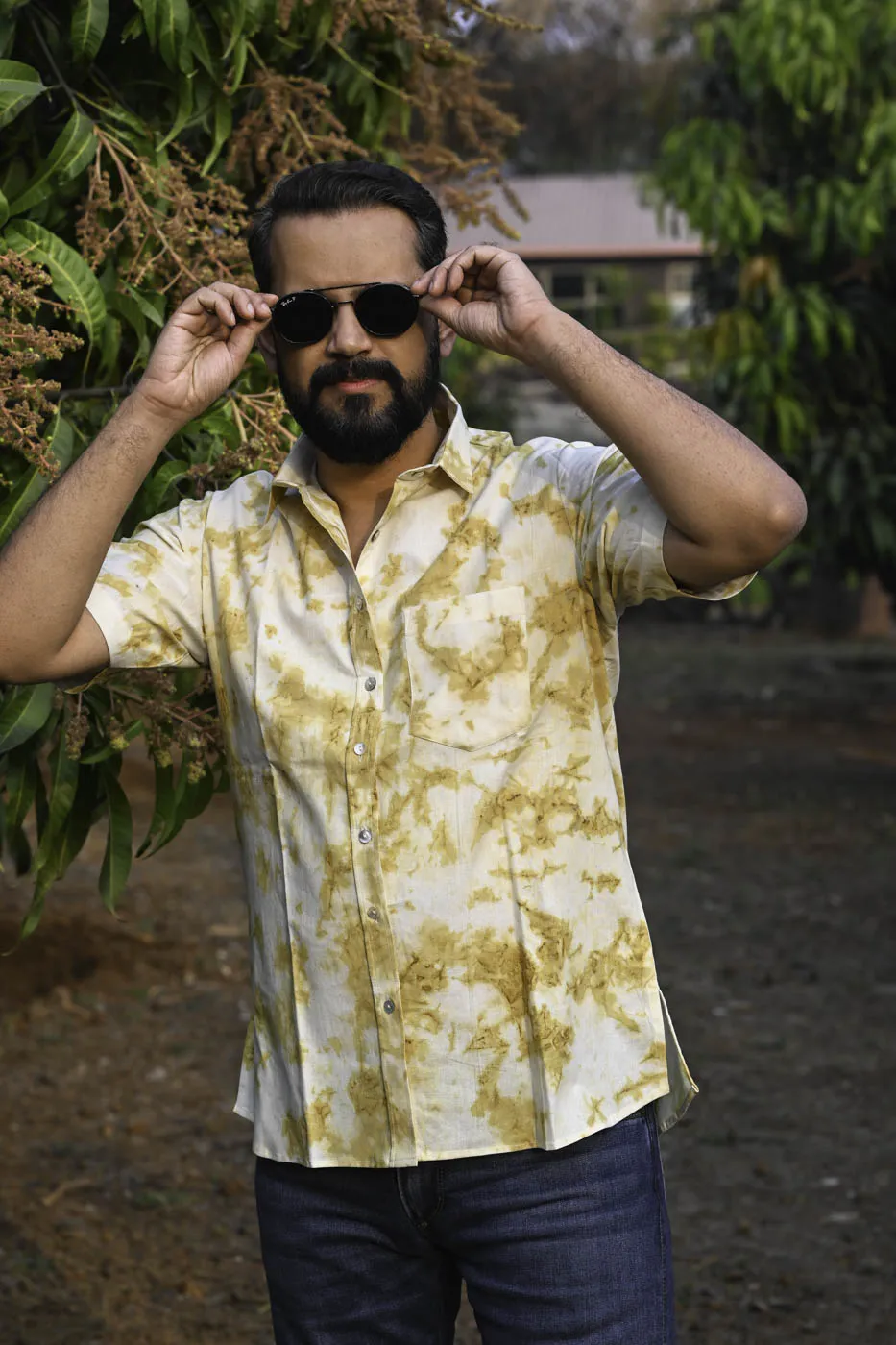 Halo- Men's Tie & Dye Shirt